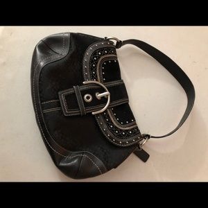 Small Black Coach Handbag